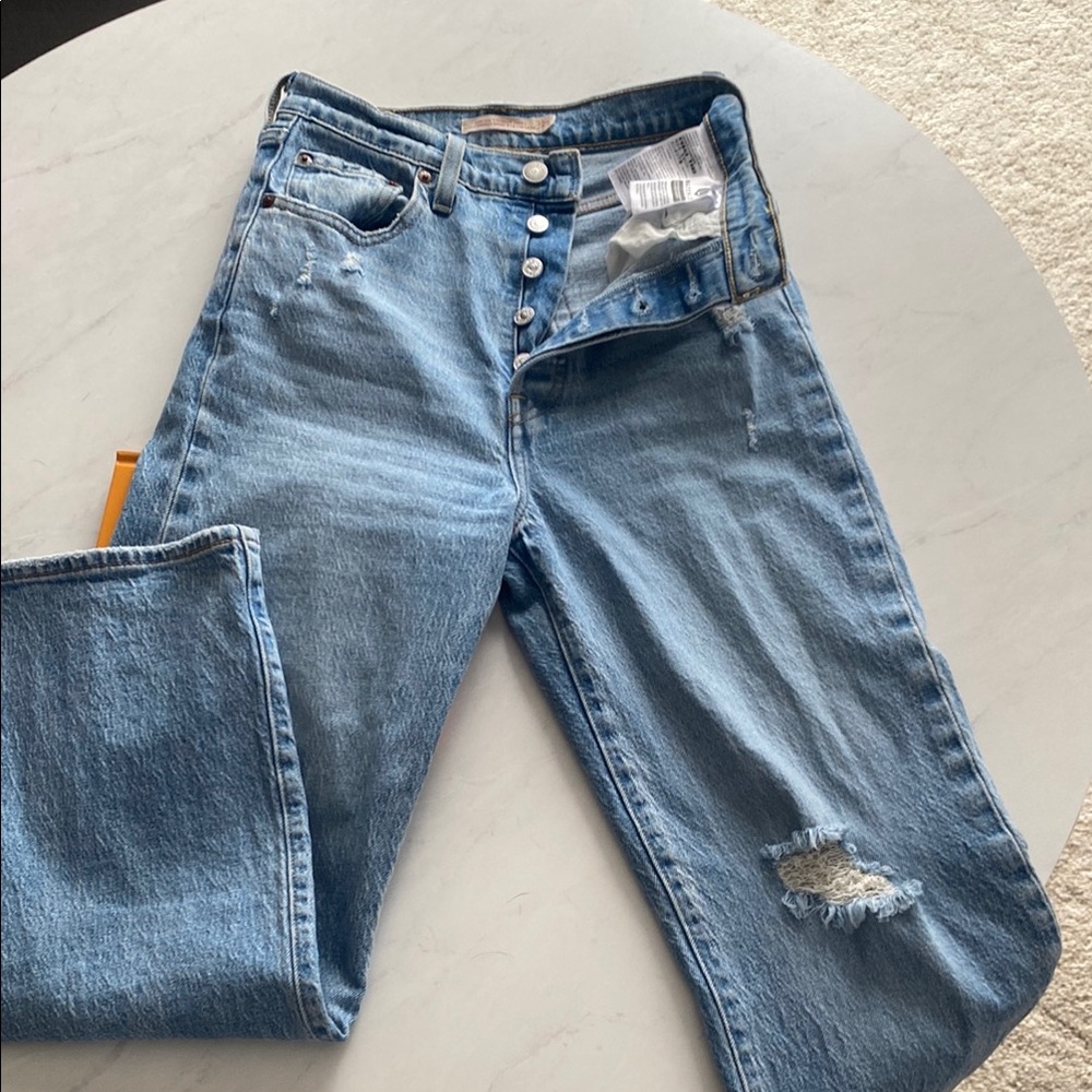Levi’s ribcage straight jeans